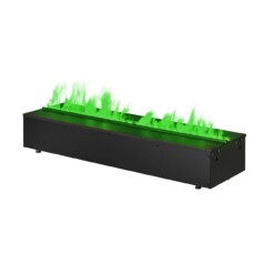 Dimplex Cassette 1000 RGB Optimyst avec ses flammes vertes