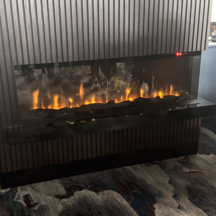 Dimplex Ignite Bold avec ses flammes orangées