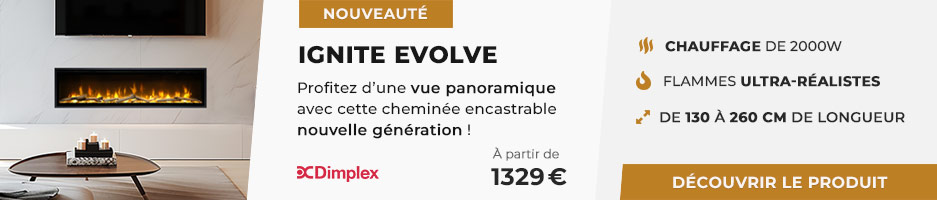 Cheminée électrique Dimplex Ignite Evolve